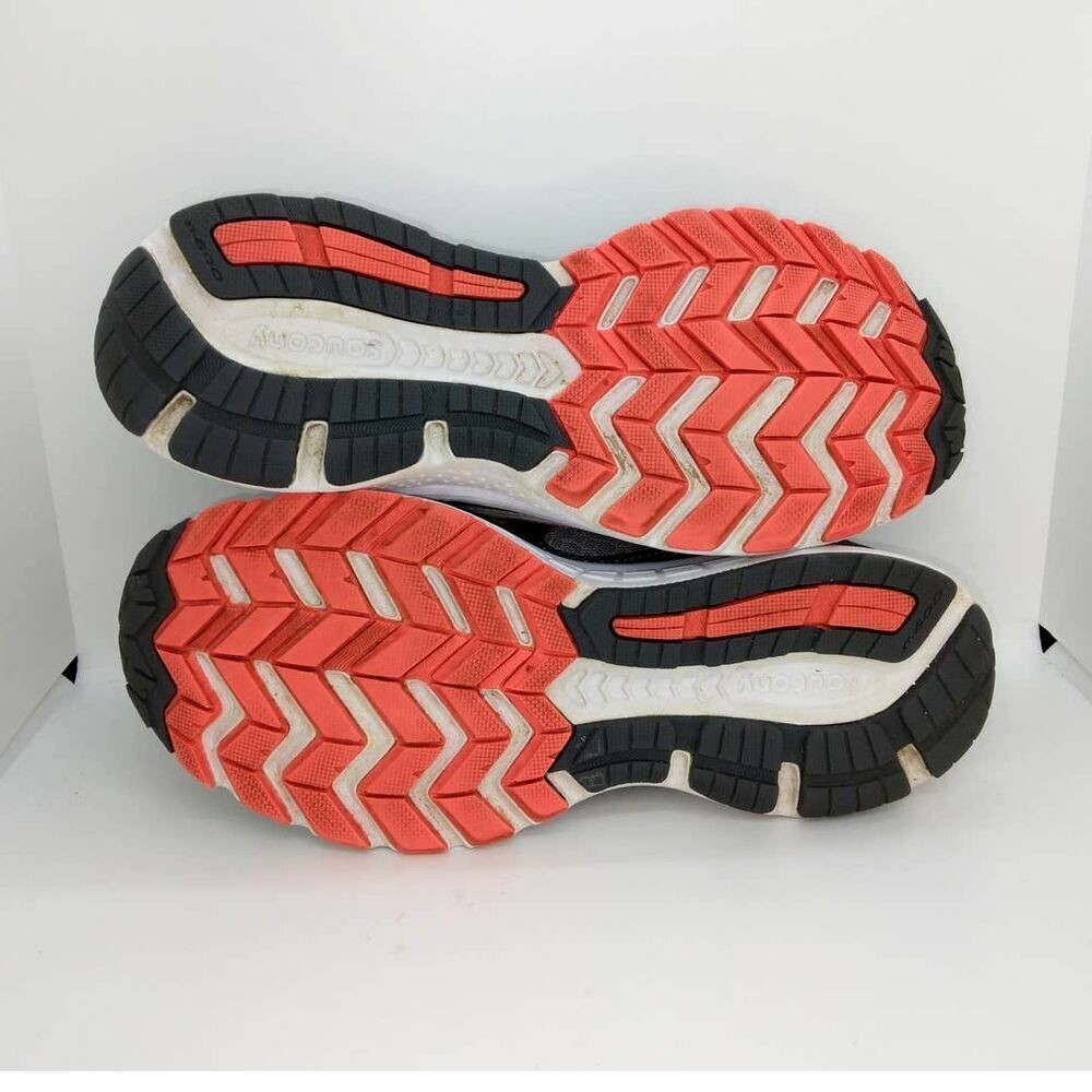 Saucony Grid Cohesion 10 Women's Pre-owned Gray/Coral Running Sneakers - sz. 10 - Picture 5 of 6